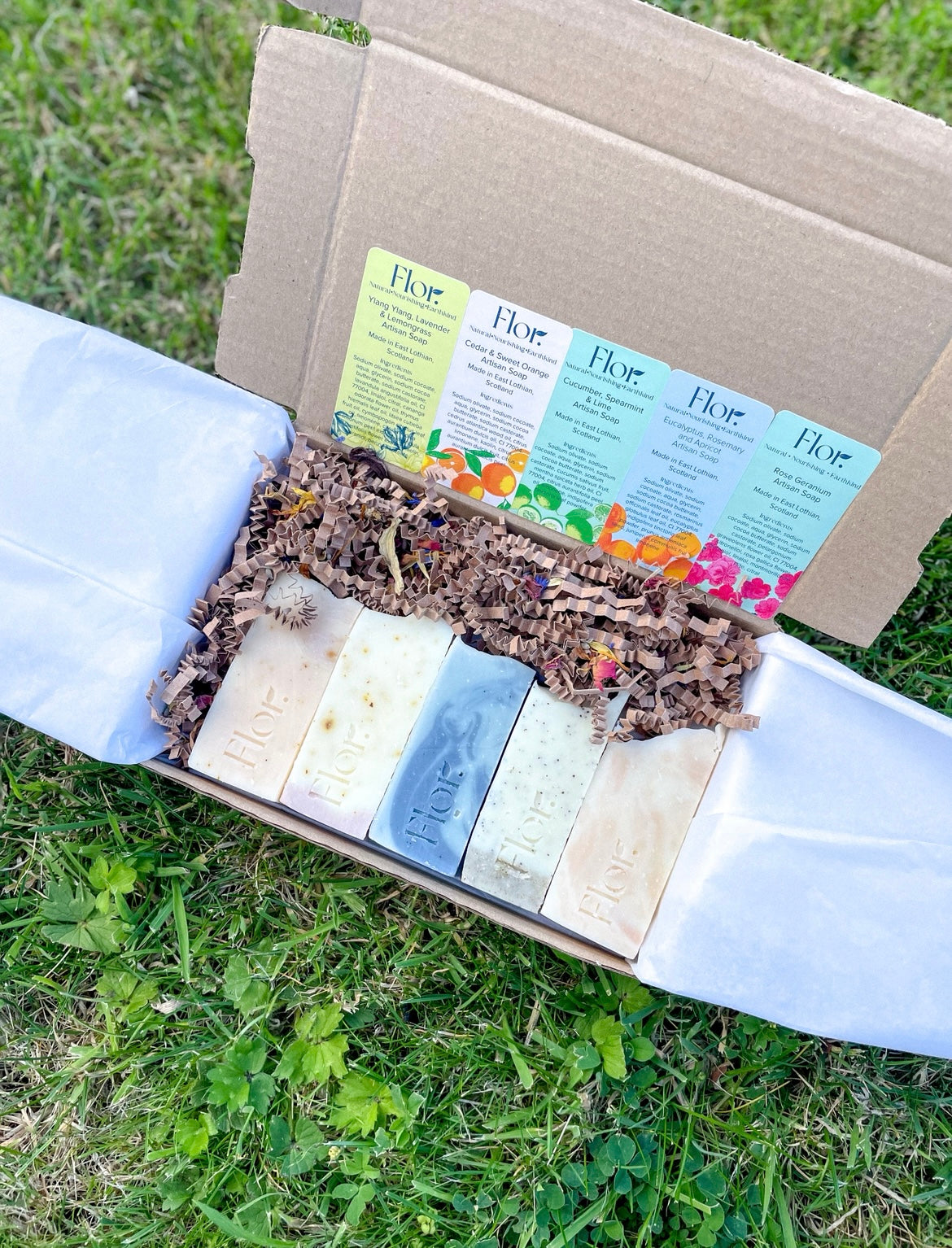 Half Bar Natural Soap Selection Gift Box