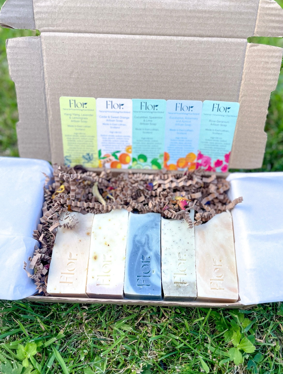 Half Bar Natural Soap Selection Gift Box