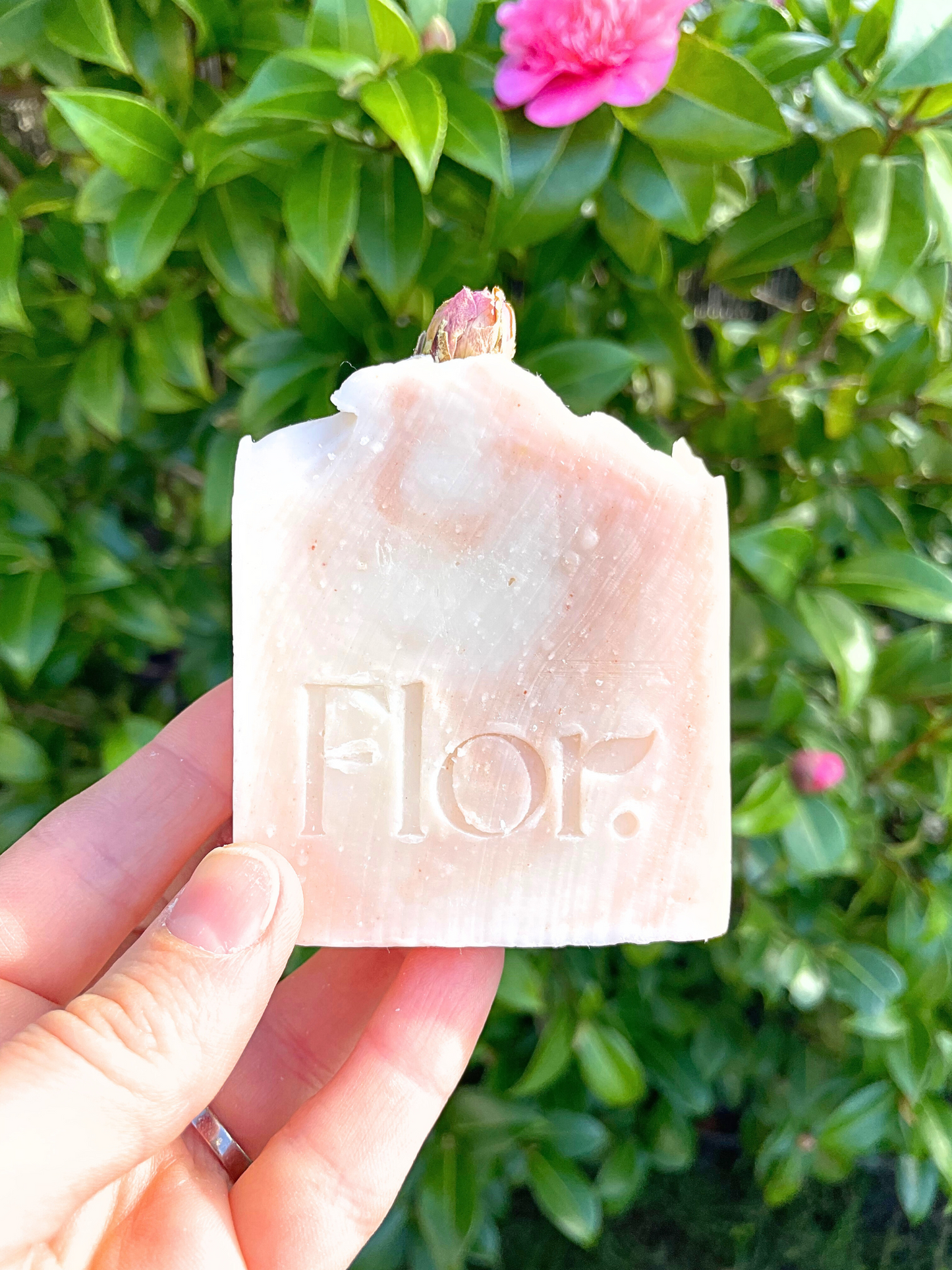 Rose Geranium Natural Handmade Soap Bar