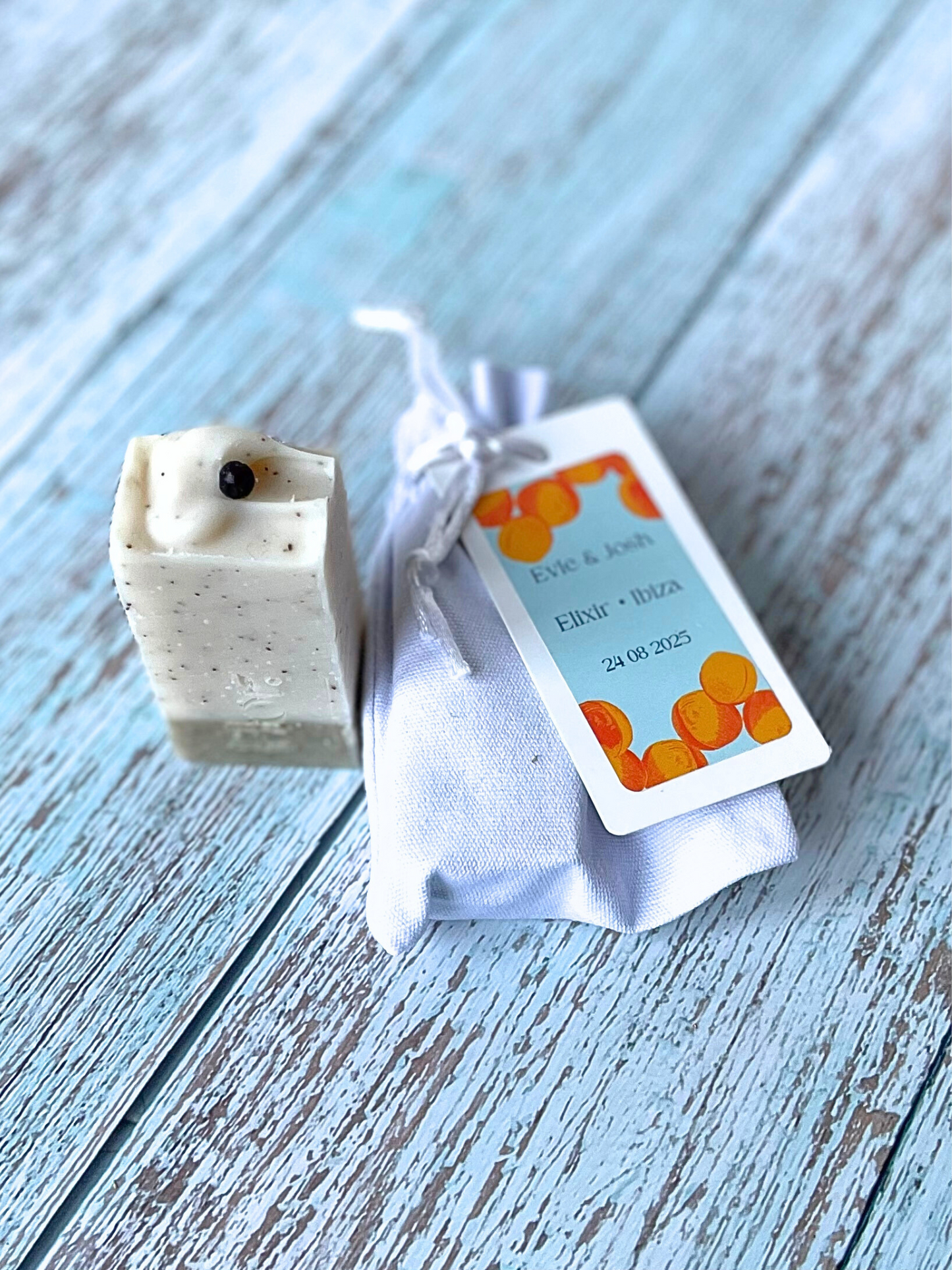 Half Bar Natural Handmade Soap Favours