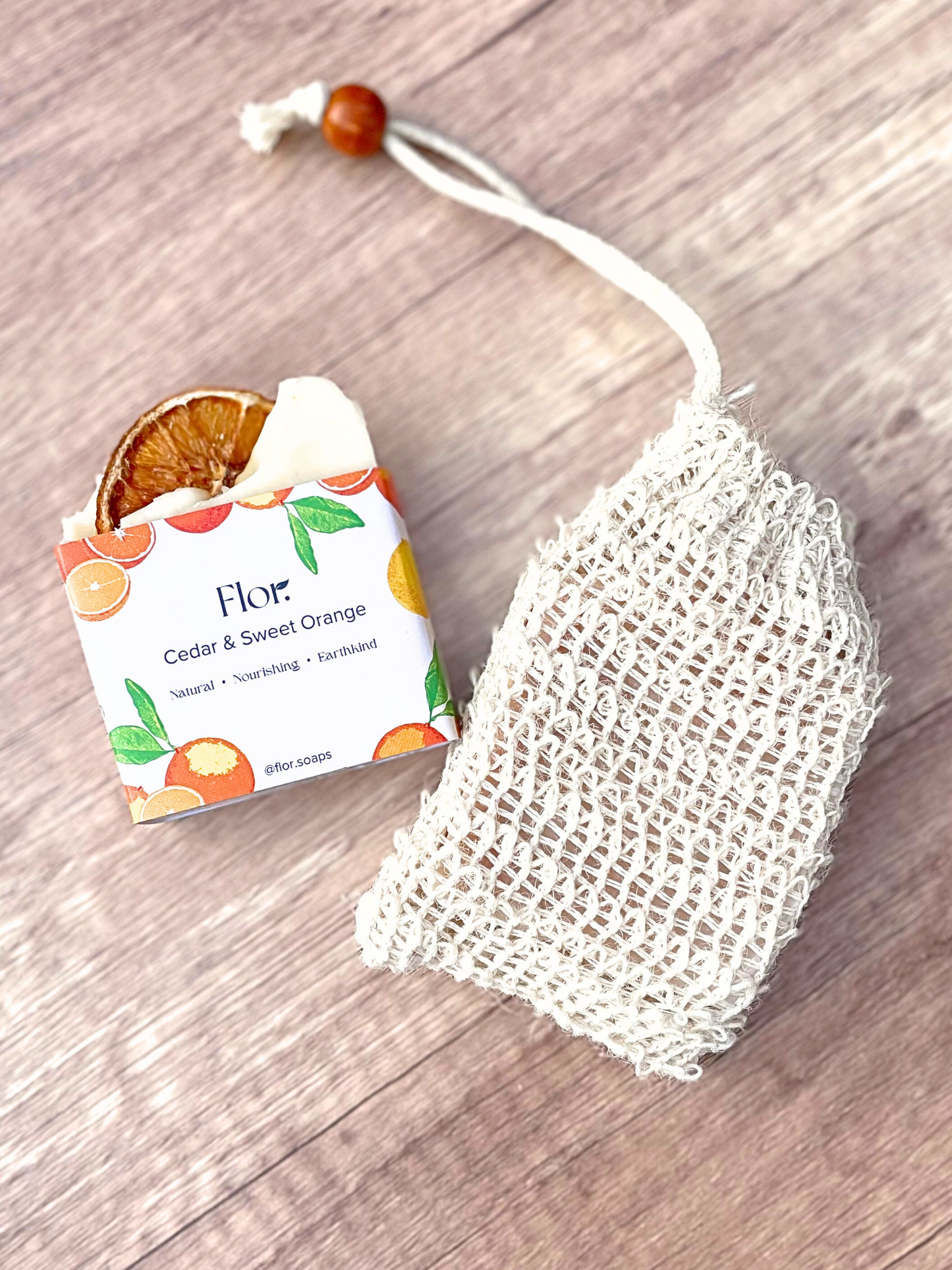 Natural Sisal Soap Pouch