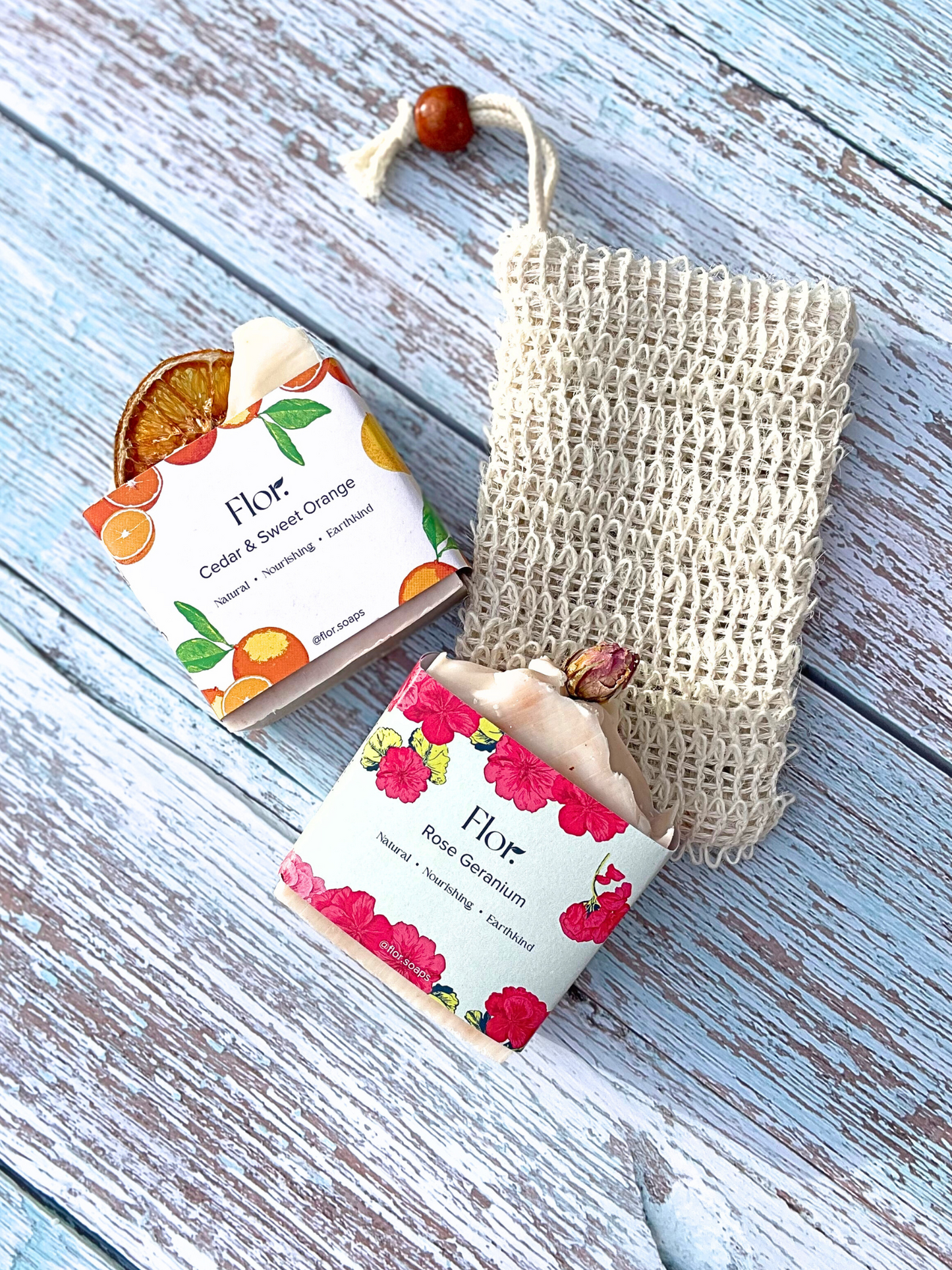 Natural Sisal Soap Pouch